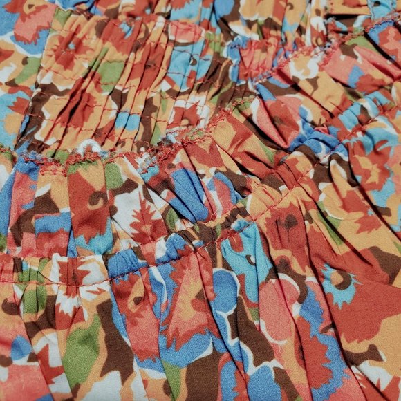 Anthropologie Love The Label Ruffled Floral Tank - Picture 7 of 9